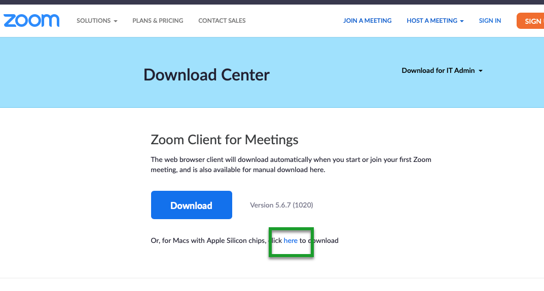 download zoom desktop client mac